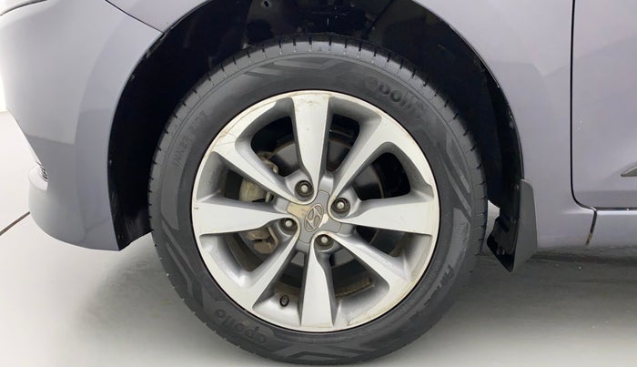2017 Hyundai Elite i20 ASTA 1.2 (O), Petrol, Manual, 42,999 km, Left Front Wheel