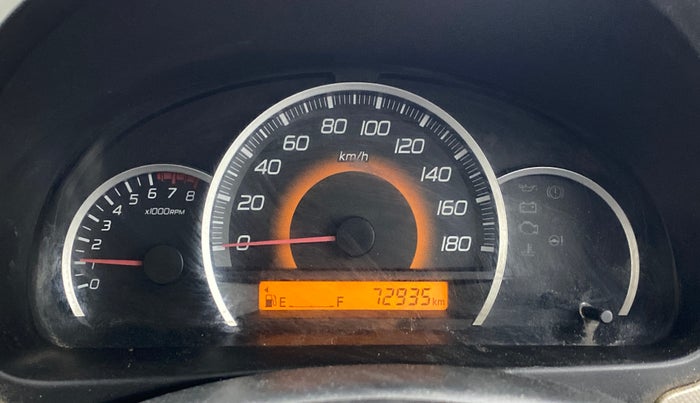 2016 Maruti Wagon R 1.0 VXI, Petrol, Manual, 72,917 km, Odometer Image