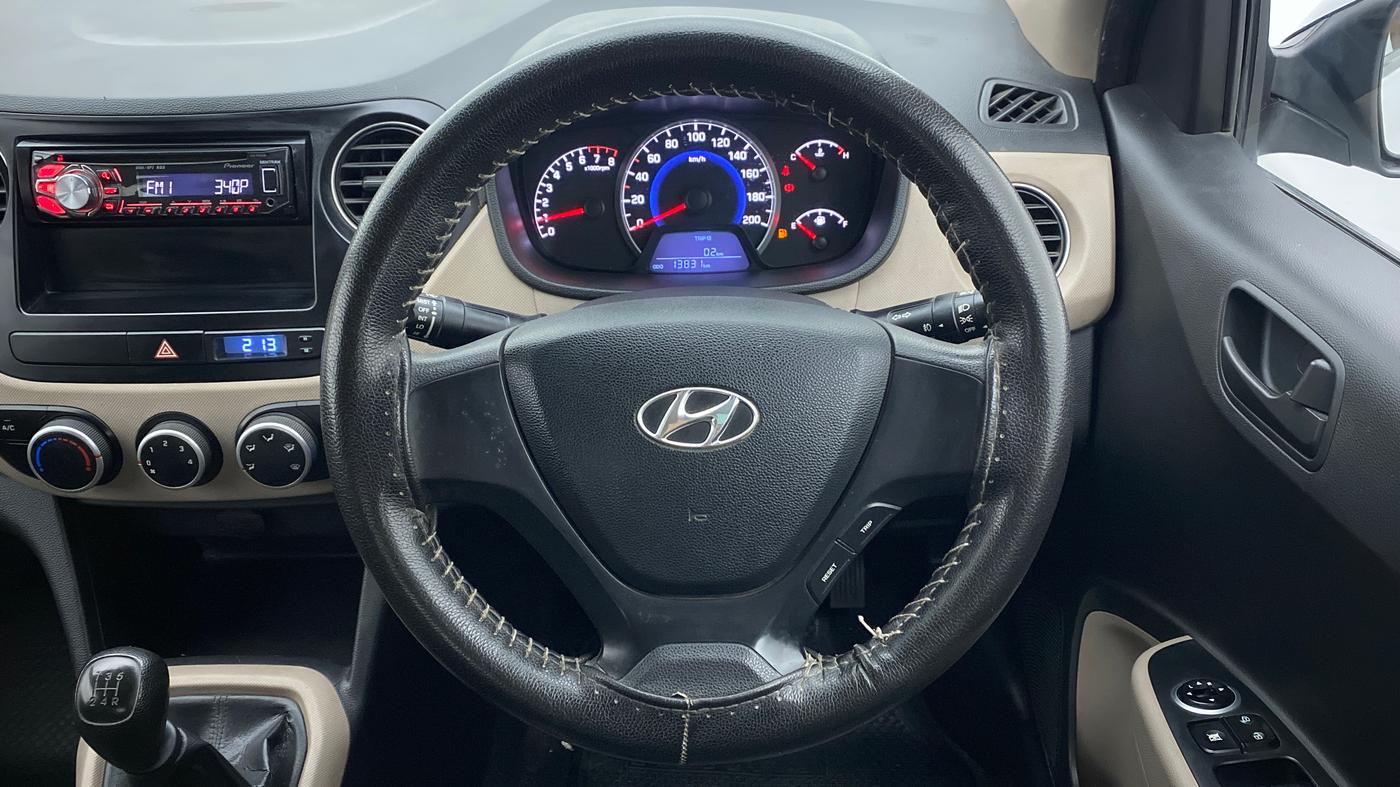 2014 Hyundai Grand i10 MAGNA 1.2 KAPPA VTVT, Petrol, Manual, 14,415 km, Steering Wheel Close Up