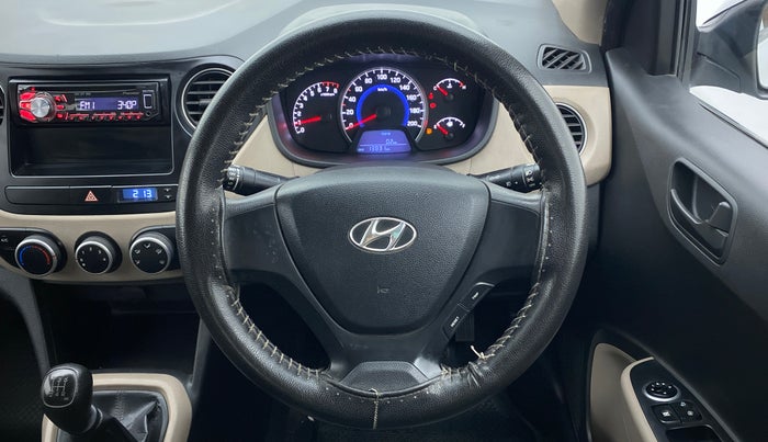 2014 Hyundai Grand i10 MAGNA 1.2 KAPPA VTVT, Petrol, Manual, 14,415 km, Steering Wheel Close Up