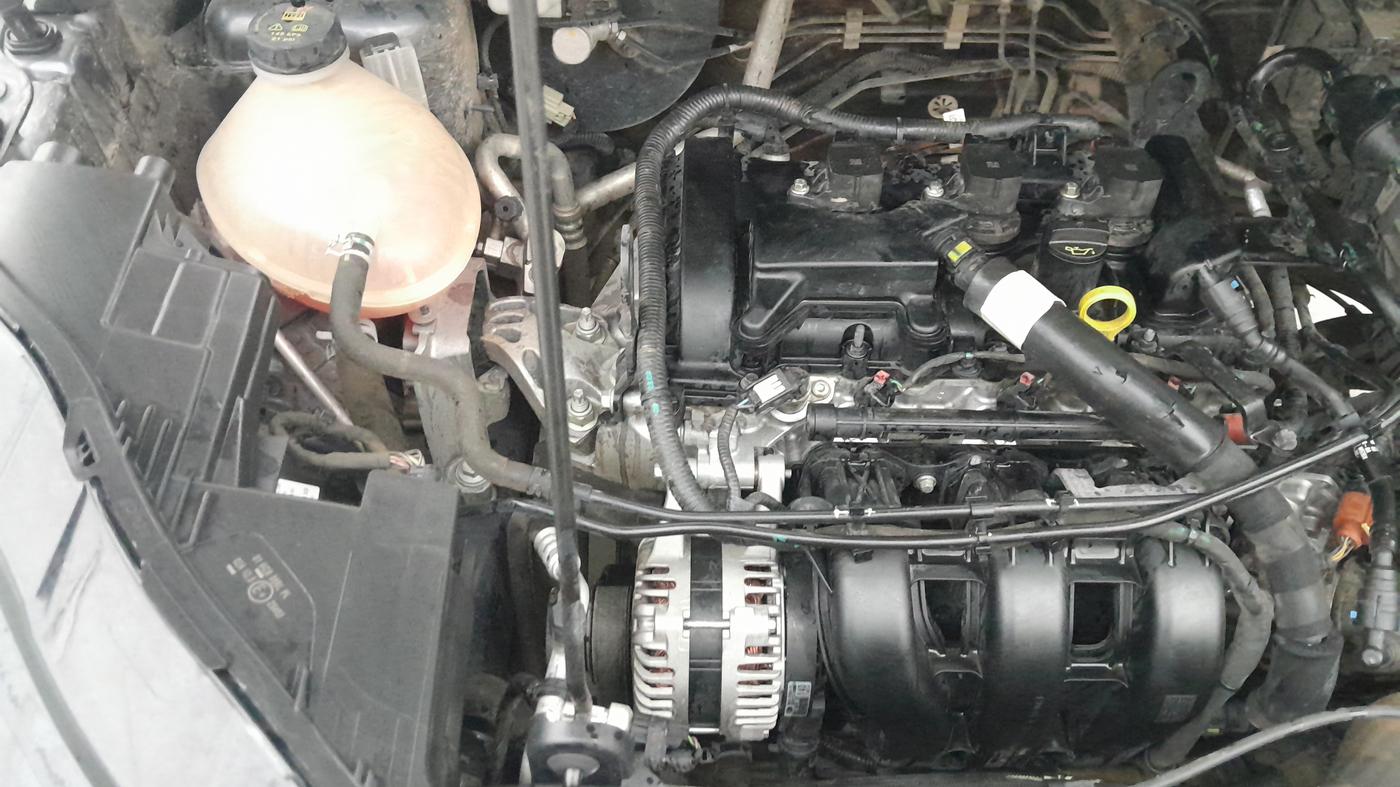 2020 Ford Ecosport TITANIUM + 1.5L PETROL AT, Petrol, Automatic, 64,721 km, Engine View - Right