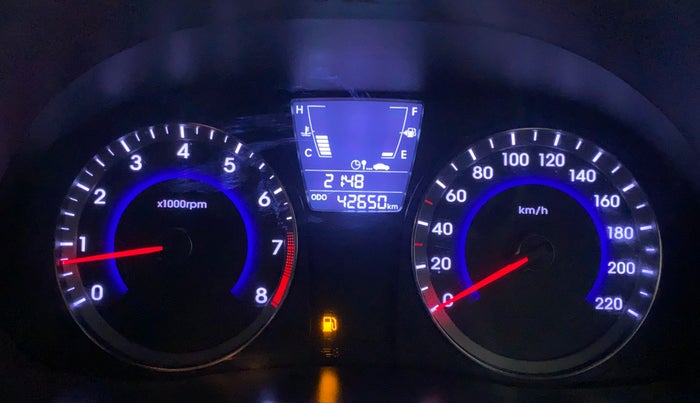 2014 Hyundai Verna FLUIDIC 1.6 VTVT SX, Petrol, Manual, 42,650 km, Odometer Image