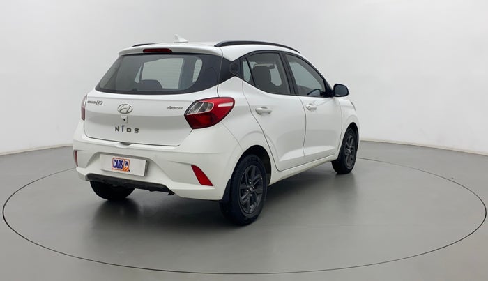 2021 Hyundai GRAND I10 NIOS SPORTZ 1.2 KAPPA VTVT, Petrol, Manual, 45,486 km, Right Back Diagonal