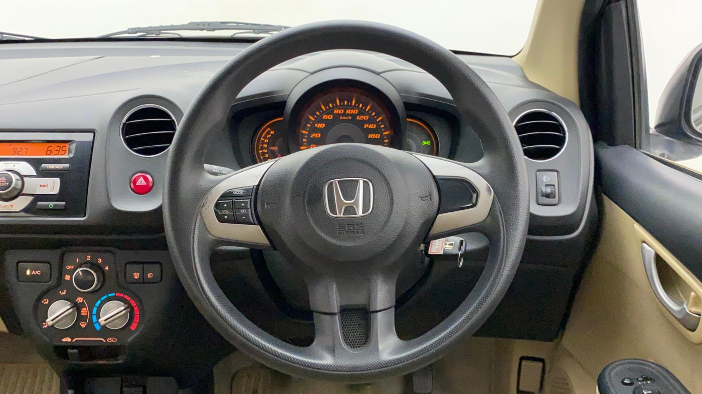2014 Honda Amaze 1.2L I-VTEC VX, Petrol, Manual, 36,914 km, Steering Wheel Close Up