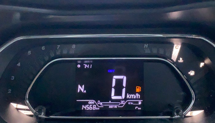 2021 Tata NEXON XZA + 1.2 PETROL A/T, Petrol, Automatic, 14,637 km, Odometer Image
