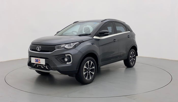 2021 Tata NEXON XZA + 1.2 PETROL A/T, Petrol, Automatic, 14,637 km, Left Front Diagonal