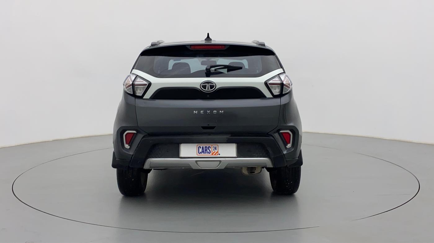 2021 Tata NEXON XZA + 1.2 PETROL A/T, Petrol, Automatic, 14,637 km, Back/Rear