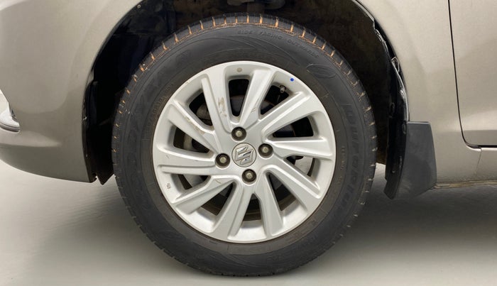 2015 Maruti Swift Dzire ZXI, Petrol, Manual, 18,575 km, Left Front Wheel