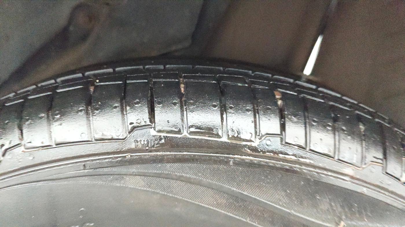 2013 Honda Amaze 1.2L I-VTEC S, Petrol, Manual, 85,150 km, Left Rear Tyre Tread