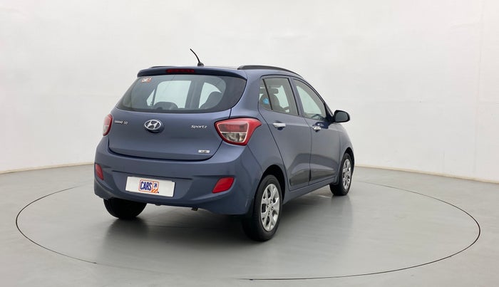 2013 Hyundai Grand i10 SPORTZ 1.2 KAPPA VTVT, Petrol, Manual, 49,100 km, Right Back Diagonal