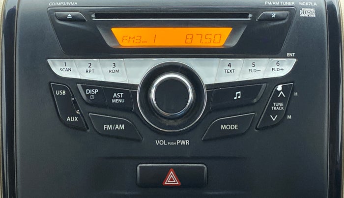 2017 Maruti Wagon R 1.0 VXI, Petrol, Manual, 45,537 km, Infotainment System