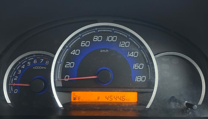 2017 Maruti Wagon R 1.0 VXI, Petrol, Manual, 45,537 km, Odometer Image