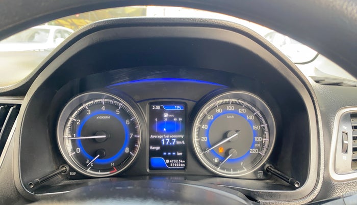 2019 Maruti Baleno ZETA PETROL 1.2, Petrol, Manual, 57,925 km, Odometer Image