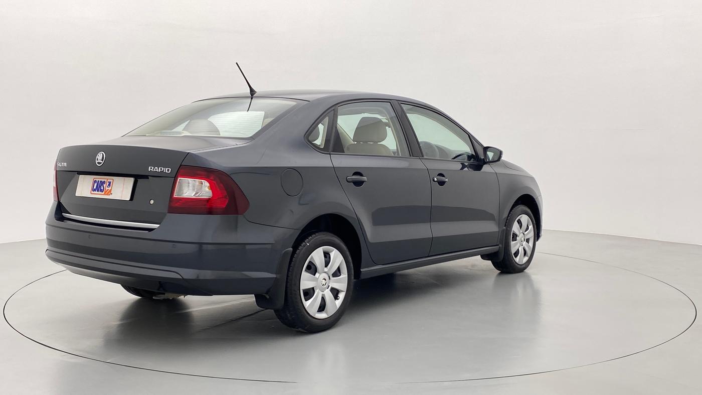 2020 Skoda Rapid ACTIVE 1.0 TSI, Petrol, Manual, 3,470 km, Right Back Diagonal
