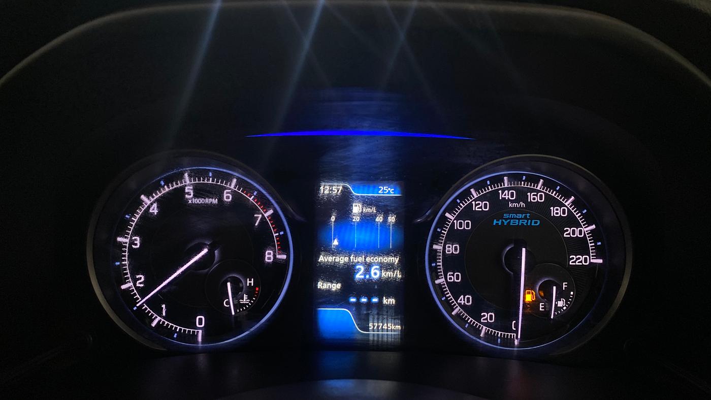 2022 Maruti XL6 ALPHA PLUS MT, Petrol, Manual, 57,745 km, Odometer Image