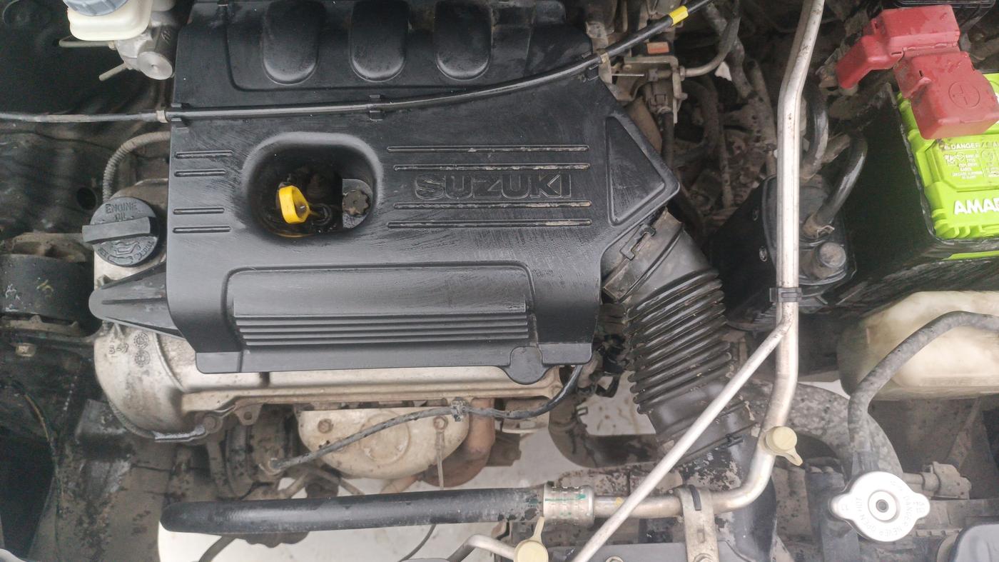 2015 Maruti Wagon R 1.0 VXI, Petrol, Manual, 78,569 km, Engine View