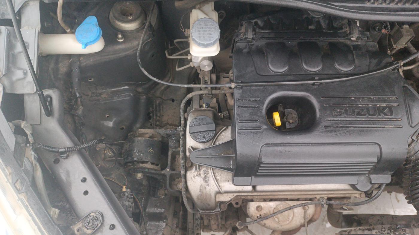 2015 Maruti Wagon R 1.0 VXI, Petrol, Manual, 78,569 km, Engine View - Right