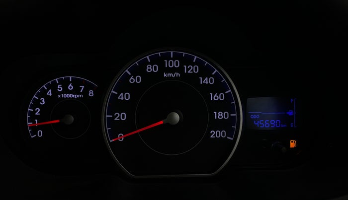 2013 Hyundai i10 SPORTZ 1.2, Petrol, Manual, 45,661 km, Odometer Image