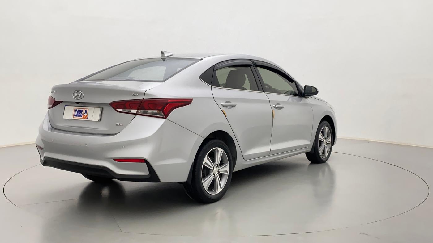 2017 Hyundai Verna 1.6 SX VTVT, Petrol, Manual, 48,736 km, Right Back Diagonal