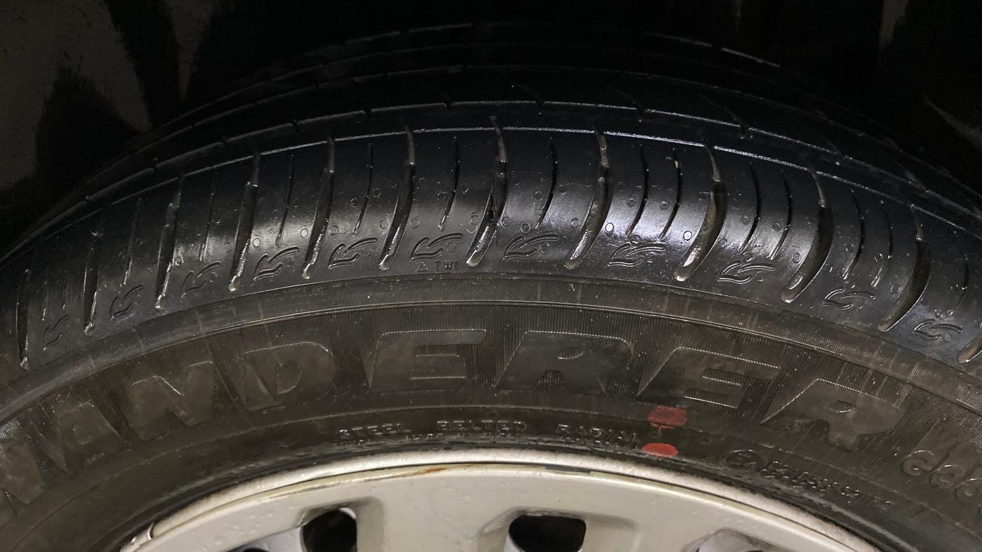 2020 Maruti Vitara Brezza LXI, Petrol, Manual, 69,679 km, Left Rear Tyre Tread