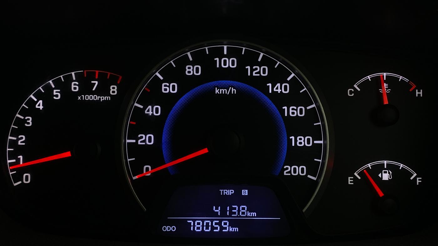 2016 Hyundai Grand i10 ASTA 1.2 KAPPA VTVT, Petrol, Manual, 78,051 km, Odometer Image