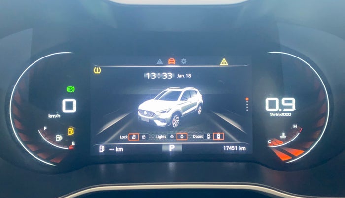 2022 MG ASTOR SAVVY 1.3 TURBO AT S RED, Petrol, Automatic, 17,450 km, Odometer Image