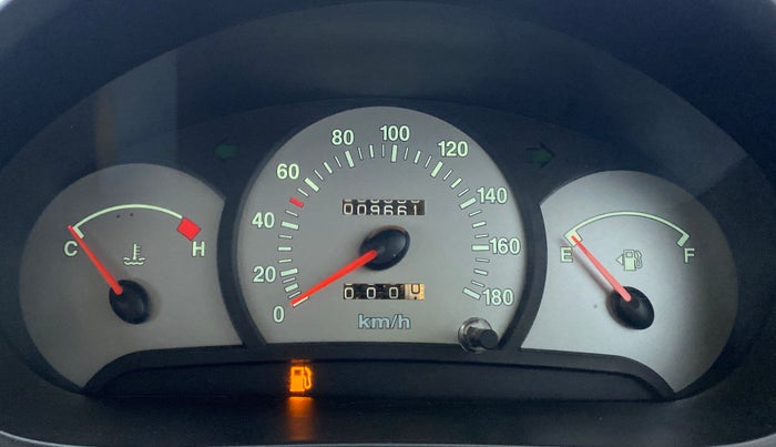 2012 Hyundai Santro Xing GL PLUS, Petrol, Manual, 9,697 km, Odometer Image