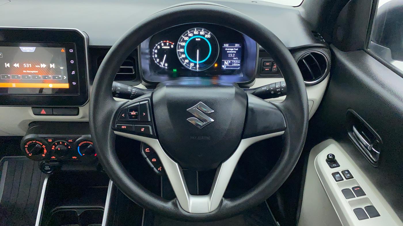 2021 Maruti IGNIS ZETA 1.2 K12 AMT, Petrol, Automatic, 1,568 km, Steering Wheel Close Up