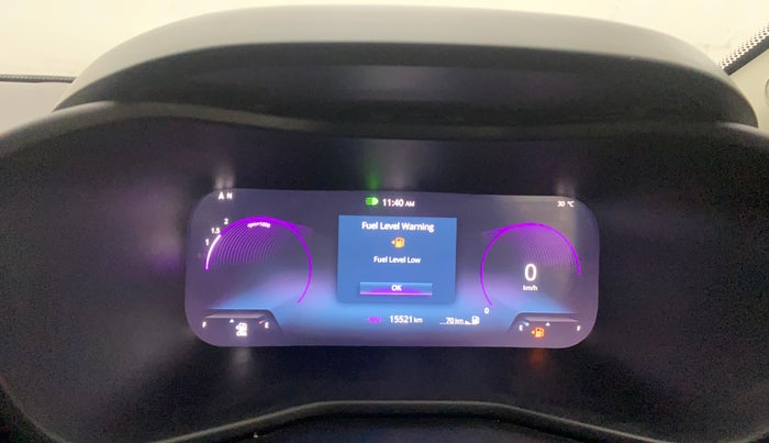 2025 Tata NEXON Fearless Plus (PS) 1.2 iCNG 6MT Dual Tone, CNG, Manual, 15,521 km, Odometer Image