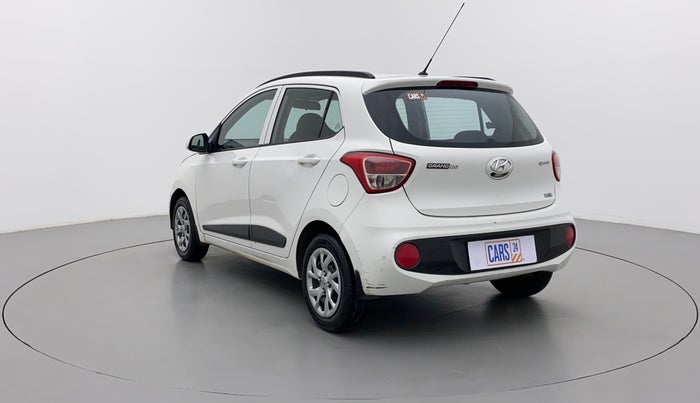 2017 Hyundai Grand i10 SPORTZ (O) 1.2 KAPPA VTVT, Petrol, Manual, 37,126 km, Left Back Diagonal