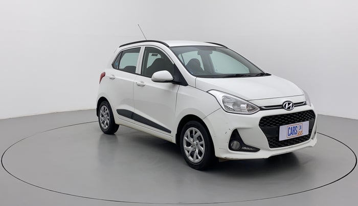 2017 Hyundai Grand i10 SPORTZ (O) 1.2 KAPPA VTVT, Petrol, Manual, 37,126 km, Right Front Diagonal