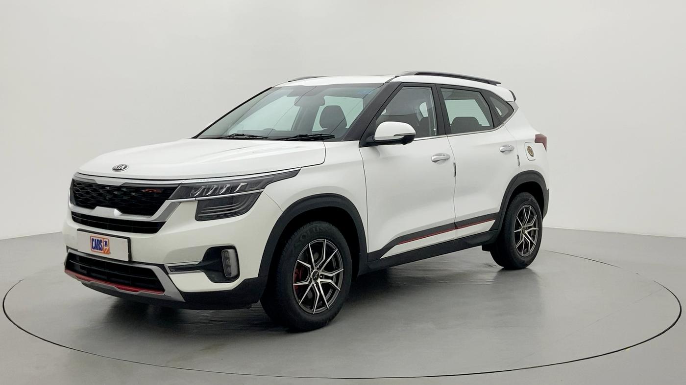 2020 KIA SELTOS GTX + AT PETROL, Petrol, Automatic, 9,417 km, Left Front Diagonal