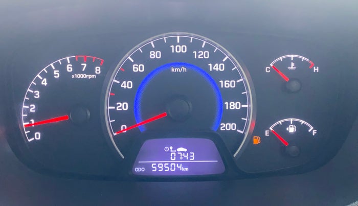 2017 Hyundai Grand i10 SPORTZ 1.2 KAPPA VTVT, Petrol, Manual, 59,459 km, Odometer Image