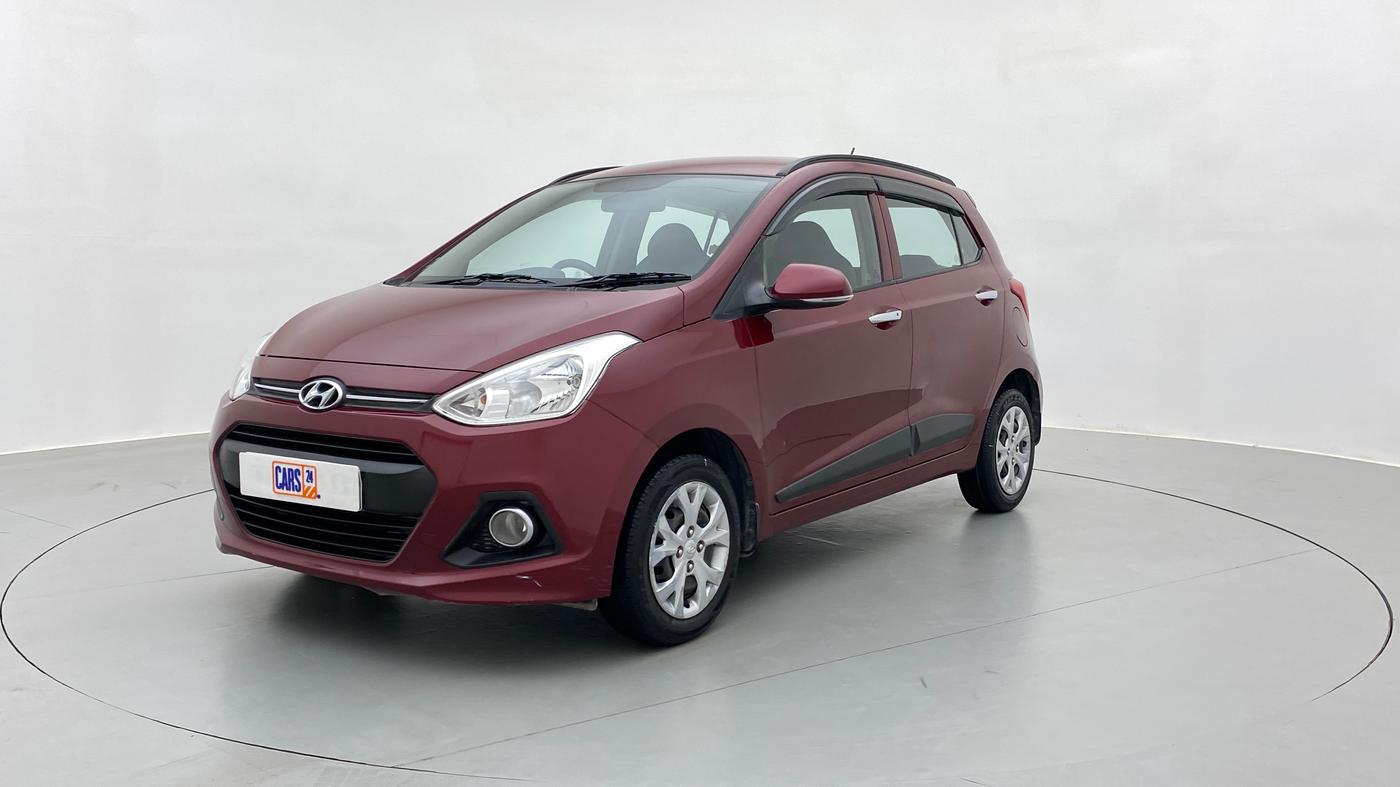 2014 Hyundai Grand i10 SPORTZ 1.2 KAPPA VTVT, Petrol, Manual, 33,629 km, Left Front Diagonal