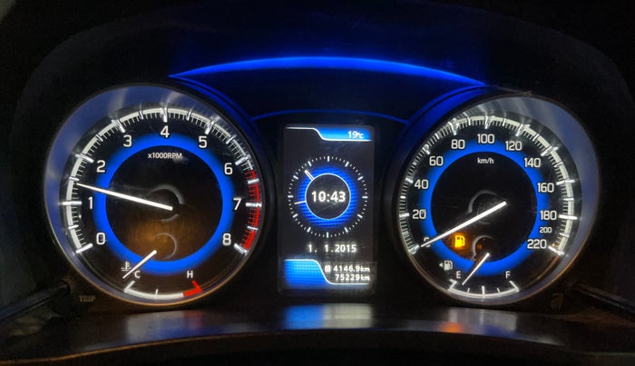 2021 Maruti Baleno ZETA PETROL 1.2, Petrol, Manual, 75,229 km, Odometer Image