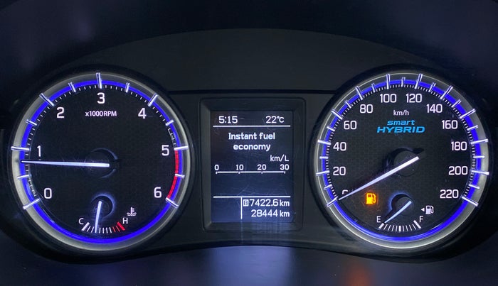 2017 Maruti S Cross ALPHA SHVS, Diesel, Manual, 28,444 km, Odometer Image