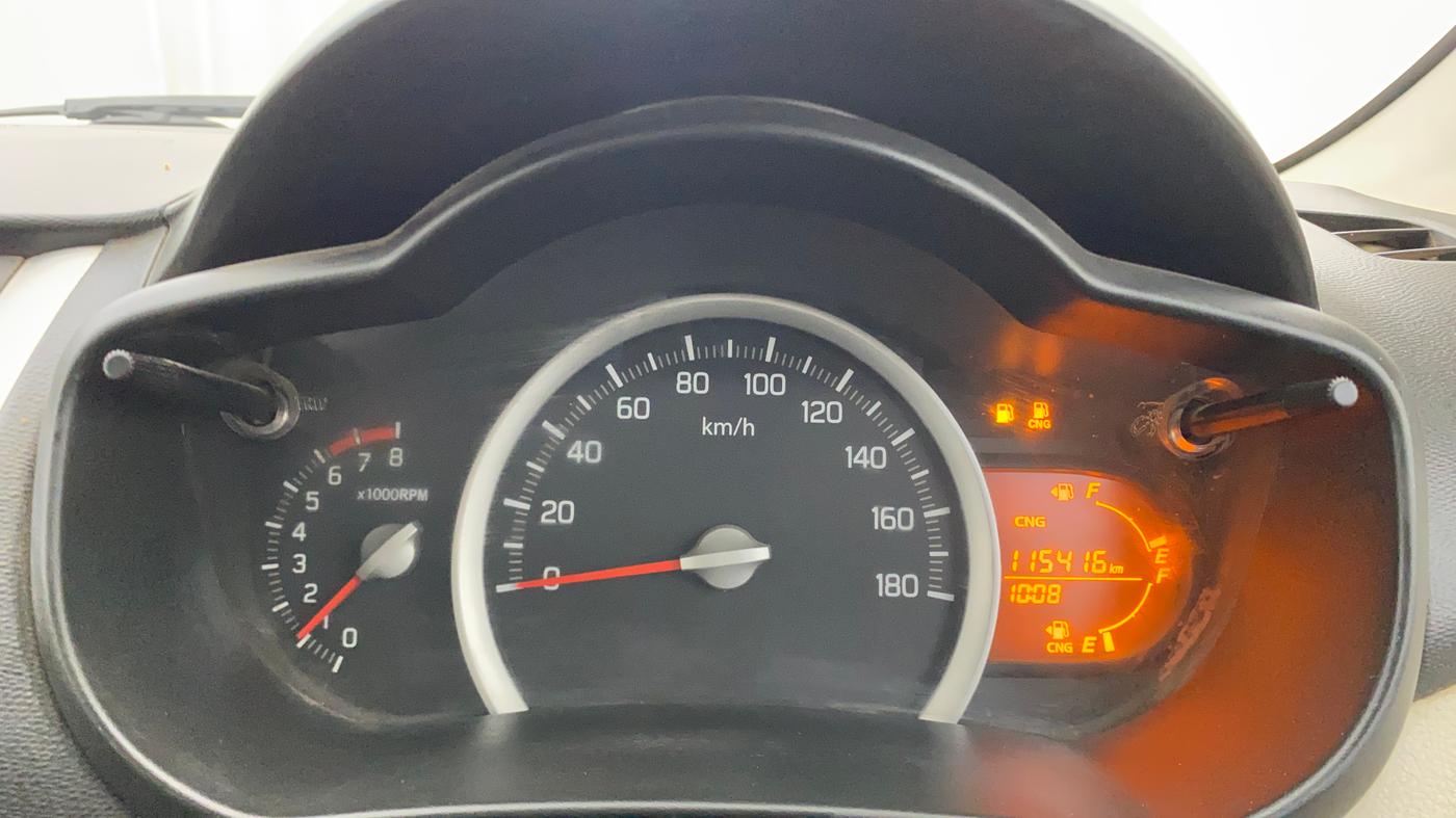 2020 Maruti Celerio VXI (O) CNG, CNG, Manual, 1,15,376 km, Odometer Image