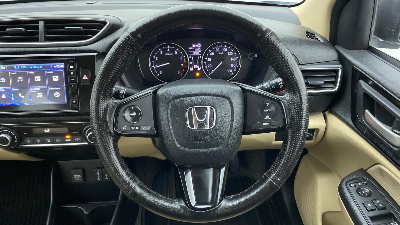 2019 Honda Amaze 1.2 VXMT I VTEC, Petrol, Manual, 9,571 km, Steering Wheel Close Up