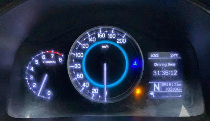 2017 Maruti IGNIS ALPHA 1.2 AMT, Petrol, Automatic, 70,510 km, Odometer Image