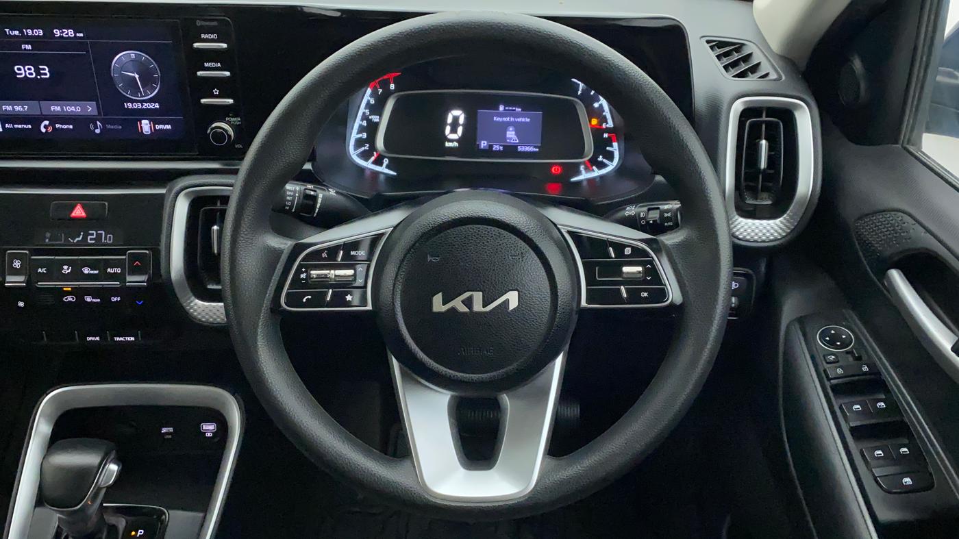 2021 KIA SONET HTK PLUS 1.0 DCT, Petrol, Automatic, 53,366 km, Steering Wheel Close Up