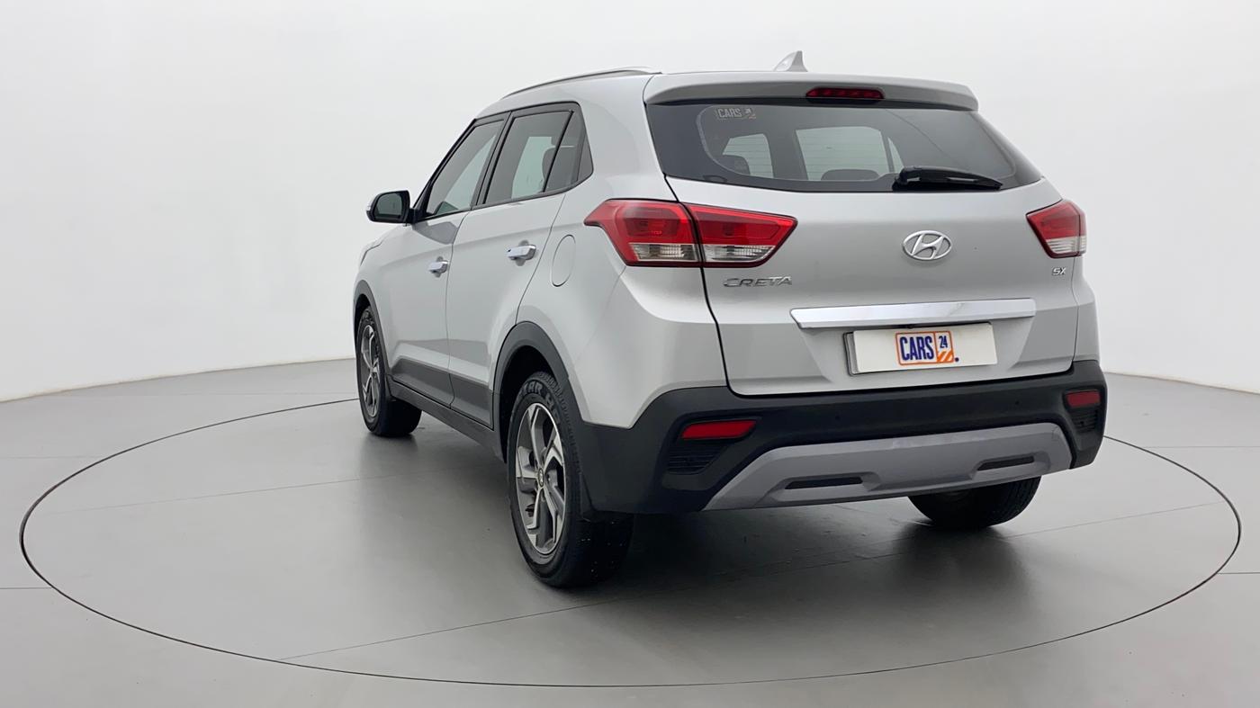 2018 Hyundai Creta SX AT 1.6 PETROL, Petrol, Automatic, 1,03,371 km, Left Back Diagonal