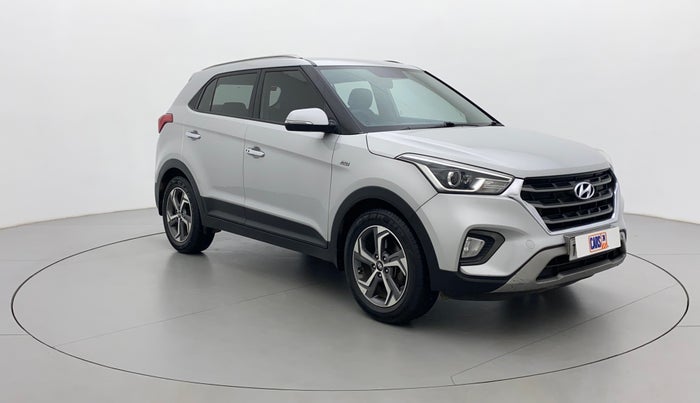 2018 Hyundai Creta SX AT 1.6 PETROL, Petrol, Automatic, 1,03,371 km, Right Front Diagonal