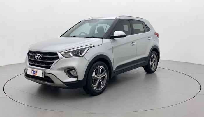 2018 Hyundai Creta SX AT 1.6 PETROL, Petrol, Automatic, 1,03,371 km, Left Front Diagonal