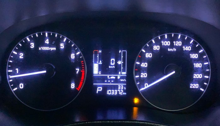 2018 Hyundai Creta SX AT 1.6 PETROL, Petrol, Automatic, 1,03,371 km, Odometer Image