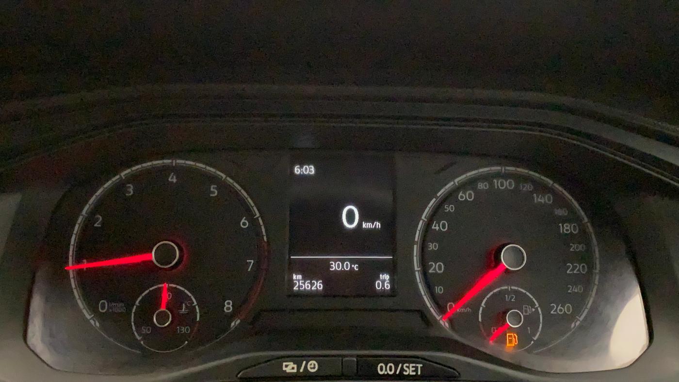 2022 Volkswagen VIRTUS COMFORTLINE TSI 1.0 MT, Petrol, Manual, 25,625 km, Odometer Image