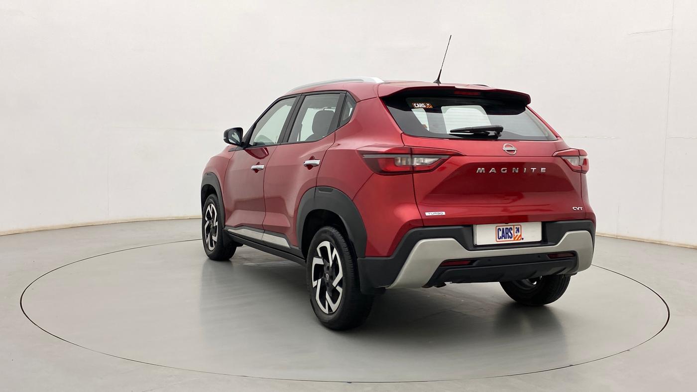2022 Nissan MAGNITE XV TURBO CVT, Petrol, Automatic, 13,759 km, Left Back Diagonal