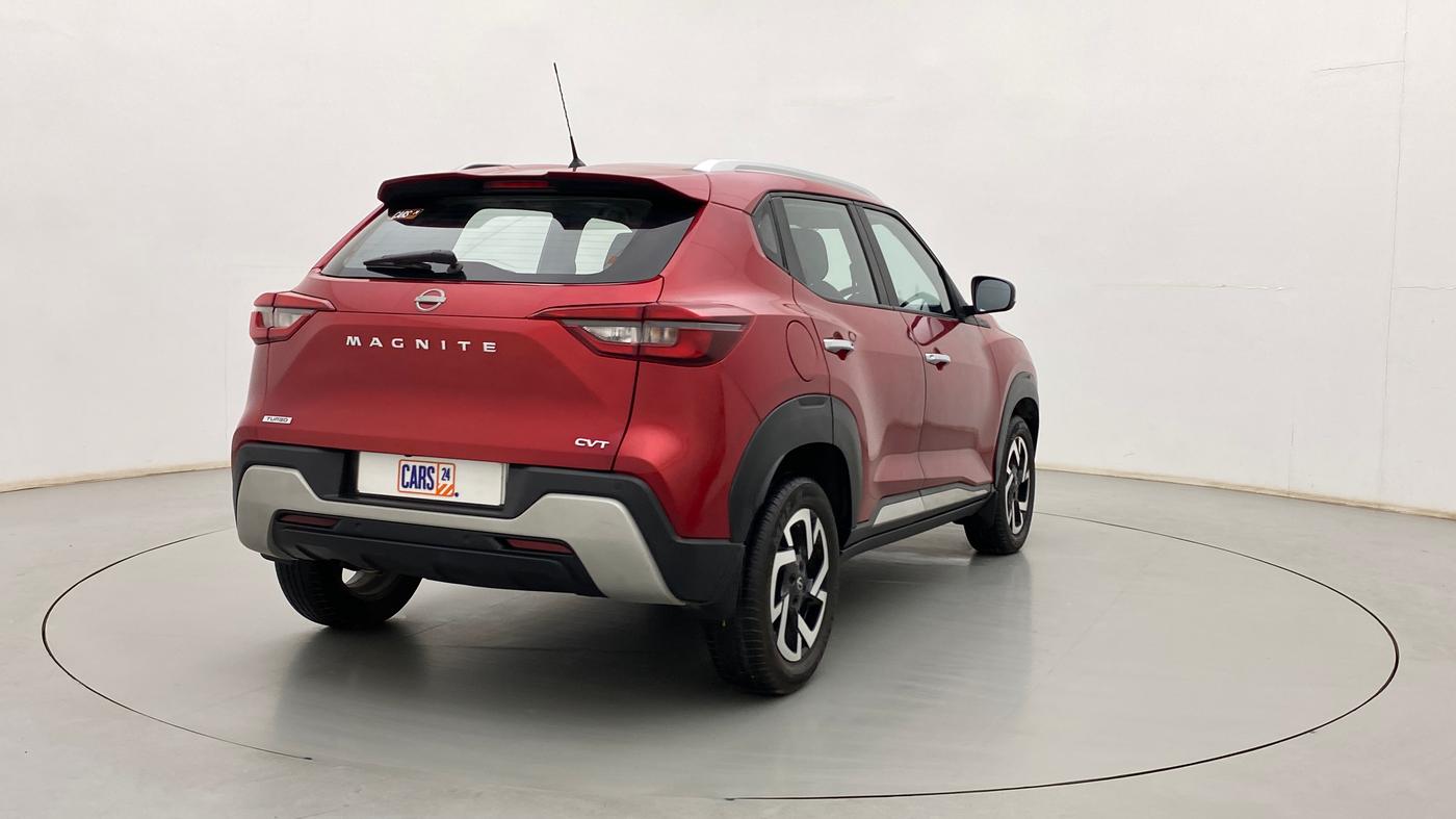 2022 Nissan MAGNITE XV TURBO CVT, Petrol, Automatic, 13,759 km, Right Back Diagonal