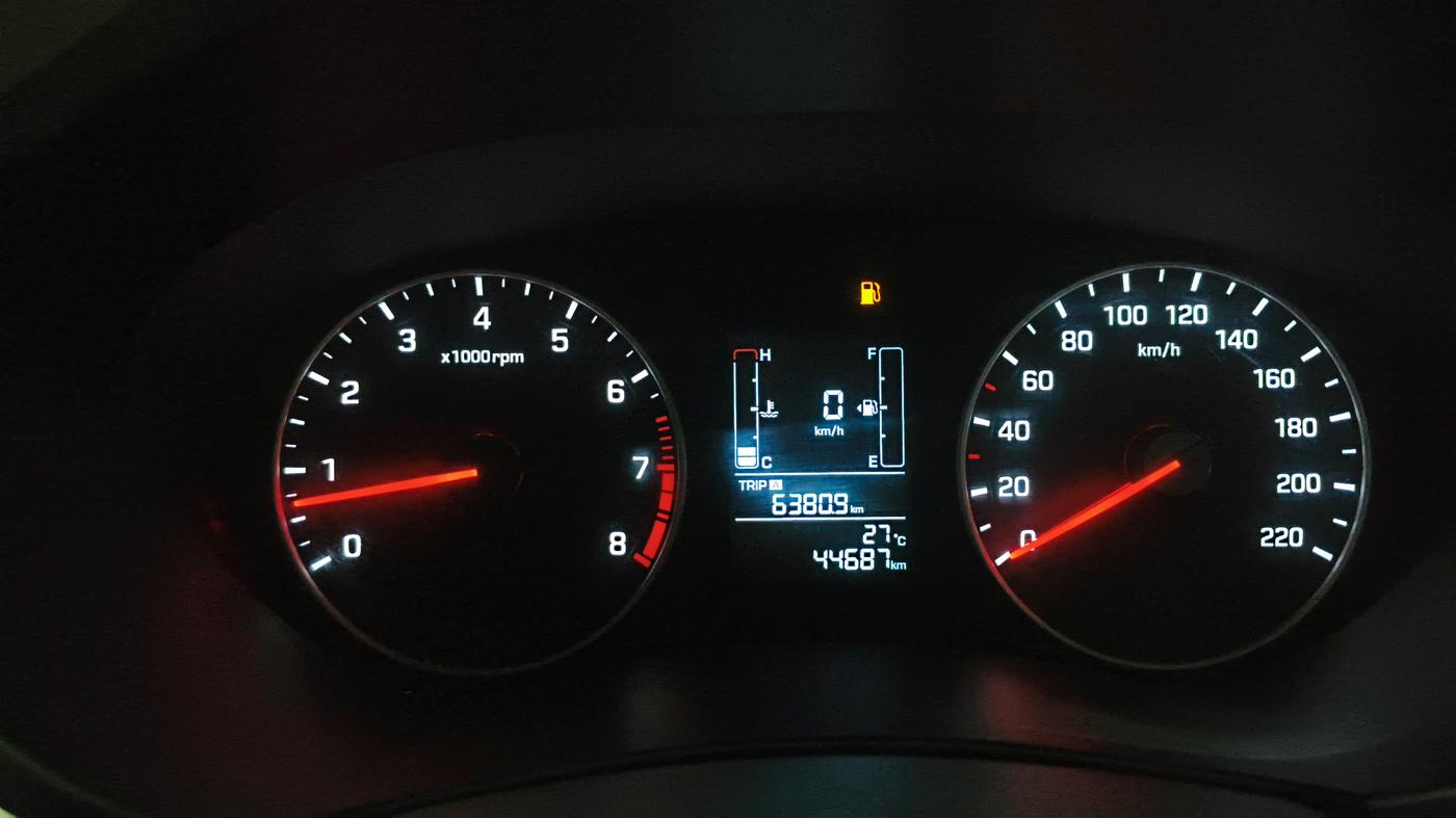2019 Hyundai Elite i20 SPORTZ PLUS 1.2, Petrol, Manual, 44,680 km, Odometer Image