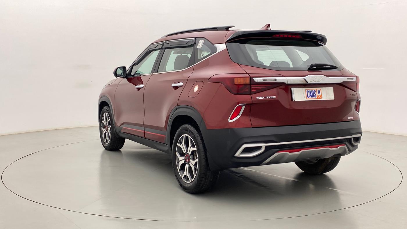2021 KIA SELTOS GTX+ 1.4 MT, Petrol, Manual, 4,872 km, Left Back Diagonal