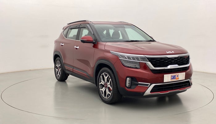 2021 KIA SELTOS GTX+ 1.4 MT, Petrol, Manual, 4,872 km, Right Front Diagonal